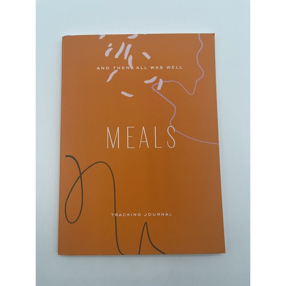 ANTHROPOLOGIE Meals Tracking Journal - And Then, All Was Well! NEW - Picture 1 of 6